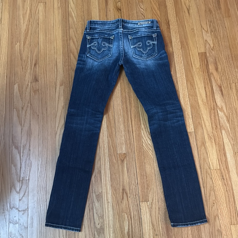 Express Blue Skinny Jeans with Classic Style - Picture 4 of 4